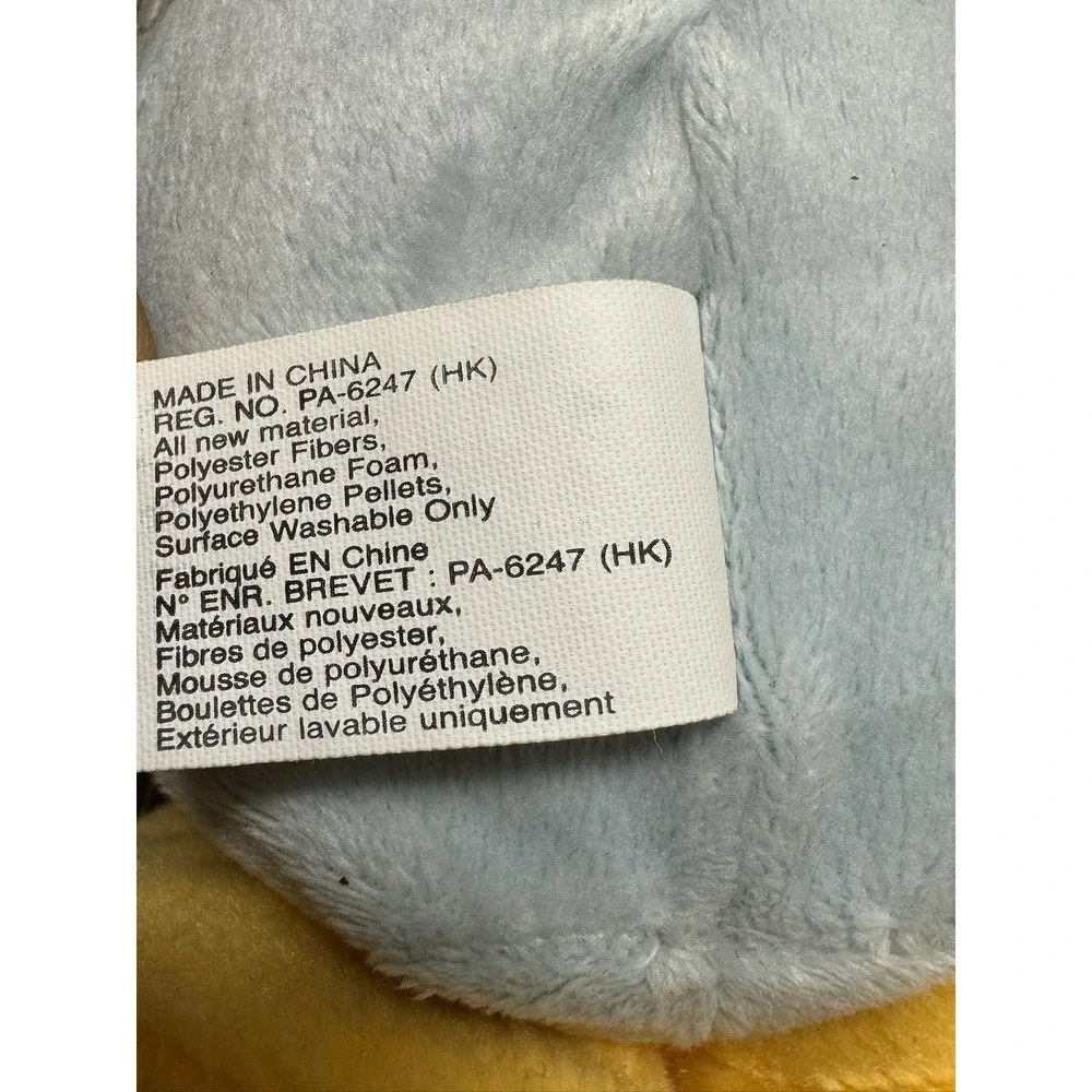 Disney Club Penguin Sensei Plush 7 Inch Blue Penguin Orange Hat 2011 Jakks MH01